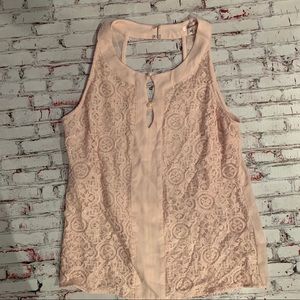 Light Pink Lace Top